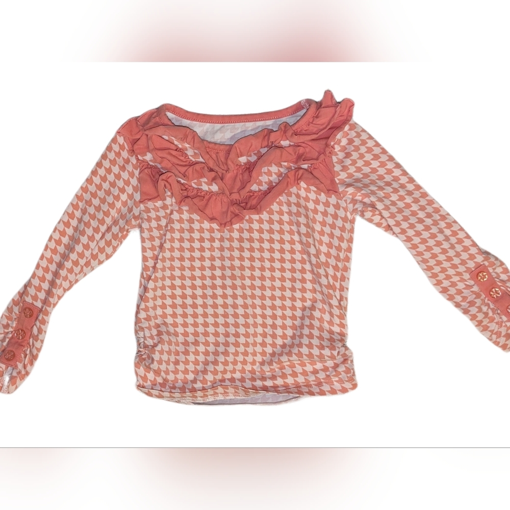 Ruched houndstooth girls shirt, Serenity by Shrimp and Gr…